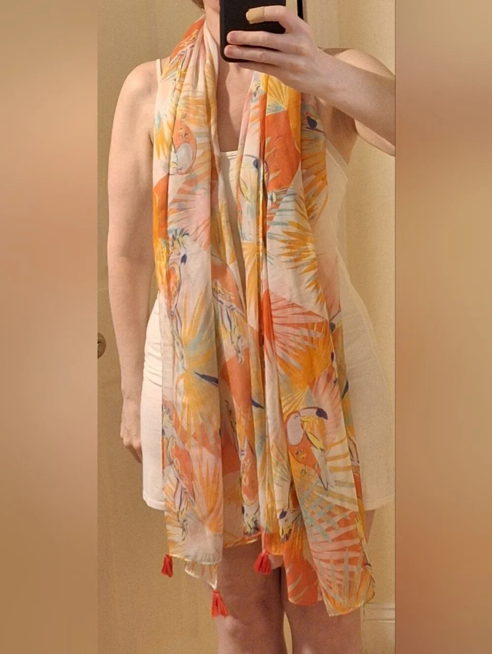 Echo | Colorful Rayon Scarf